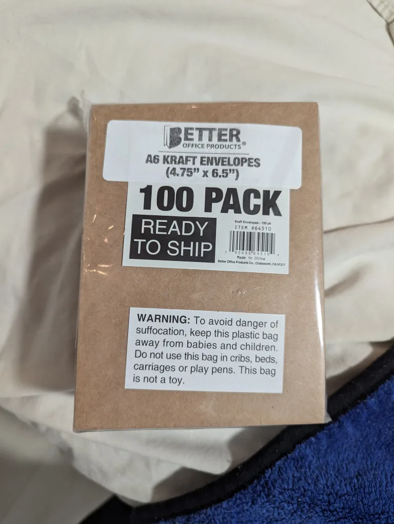 Kraft Envelopes - 100 Pack thumbnail