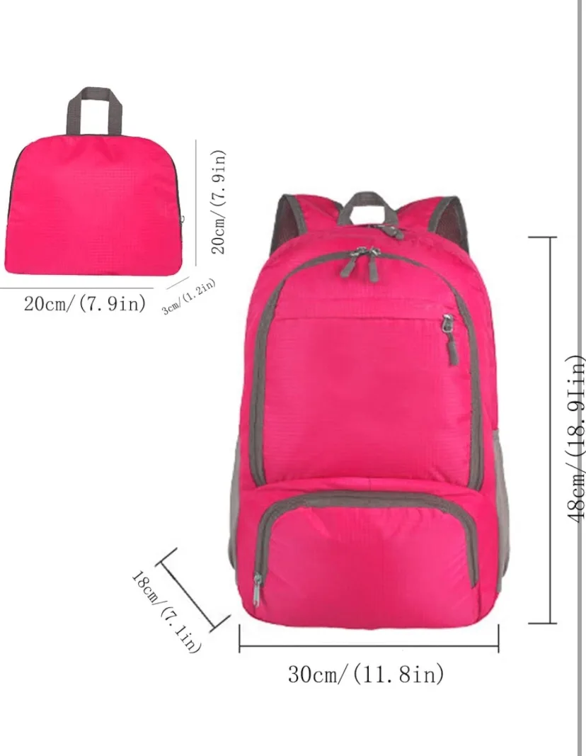 Folding Backpack - Red image indicator(6)