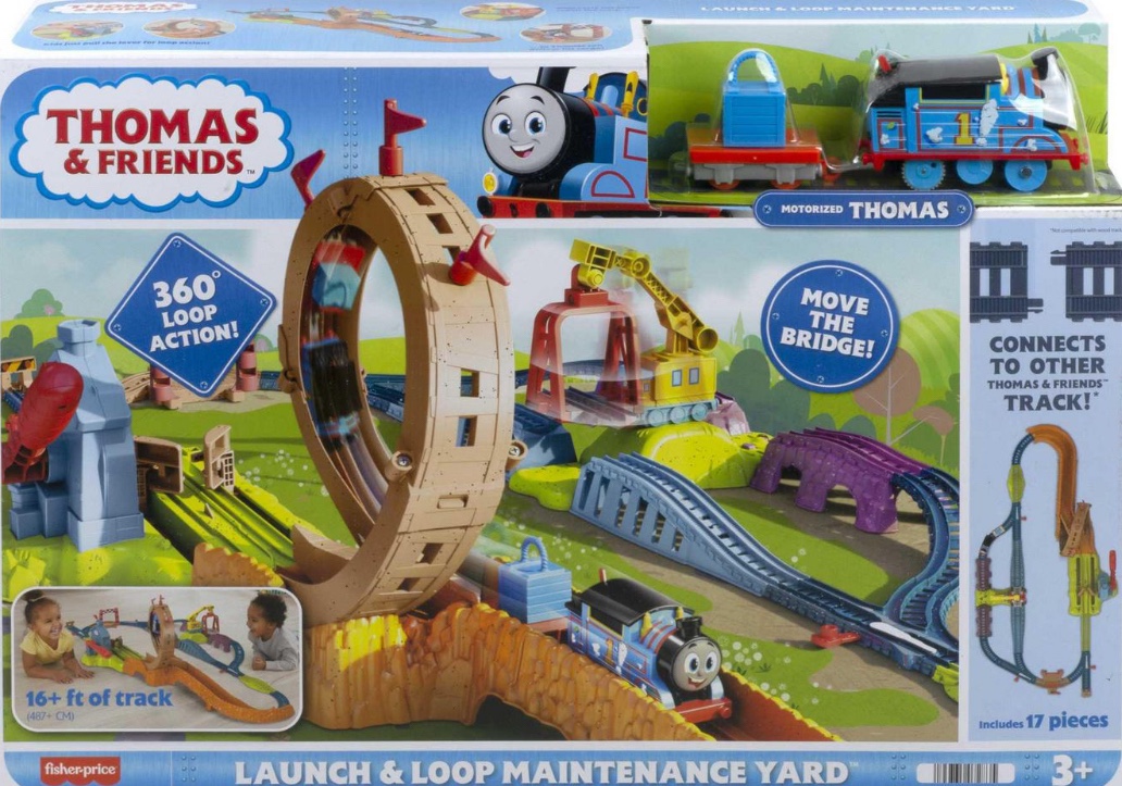 Thomas & Friends Launch & Loop Maintenance Yard Train Set