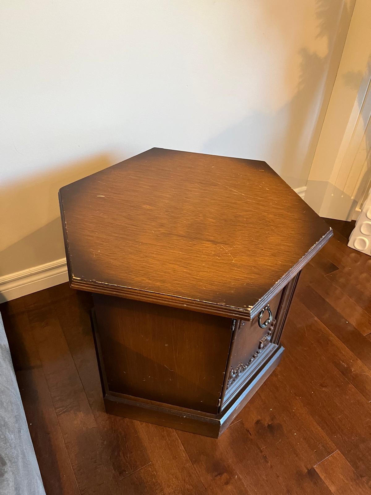 Octagonal End Table