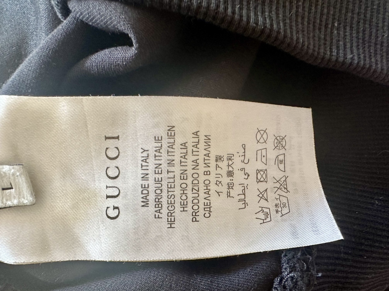 Gucci Black Short Sleeve Hoodie