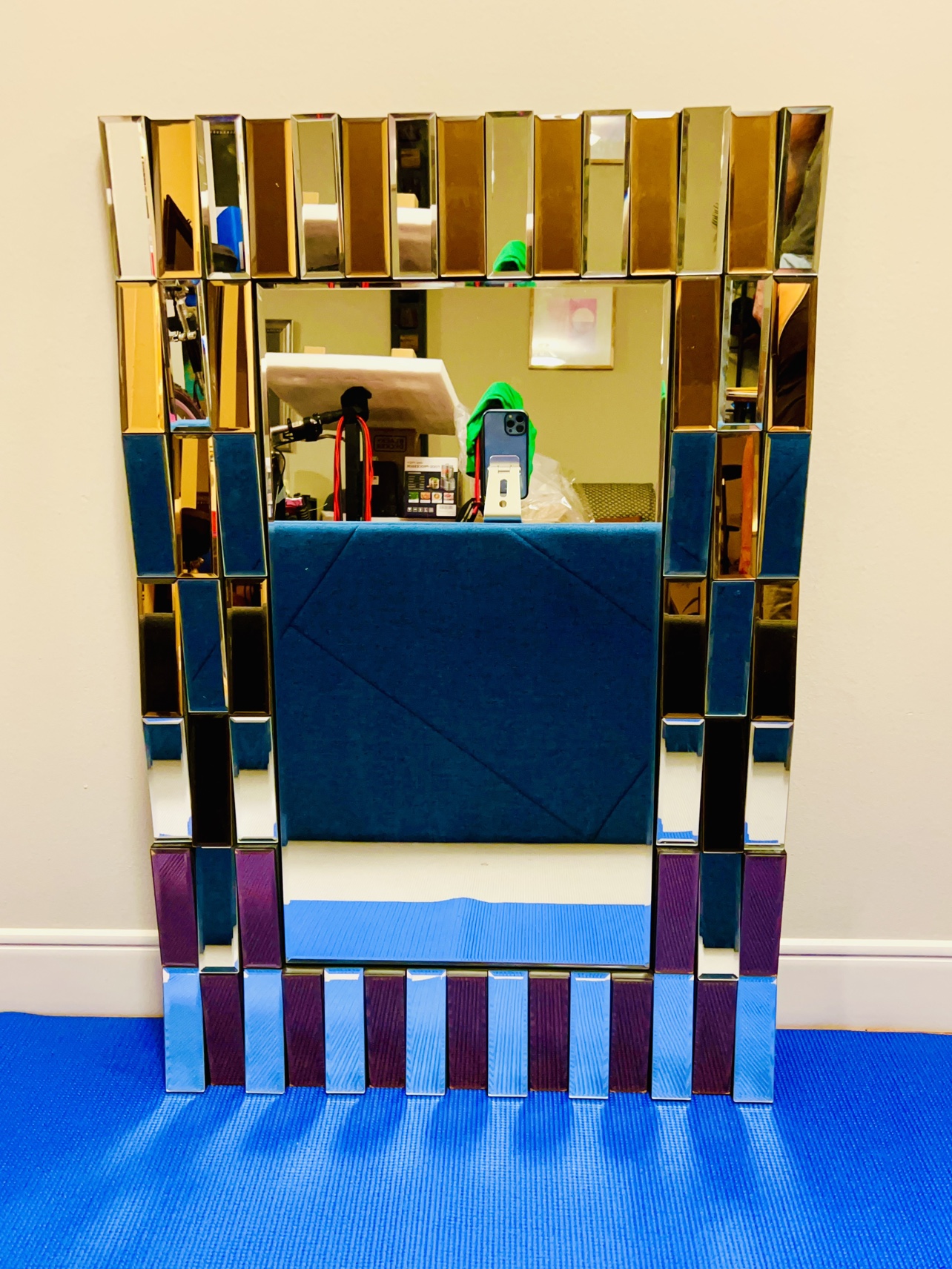 Artloge Golden Brown Rectangular Wall Mirror ***New*** - photo 2