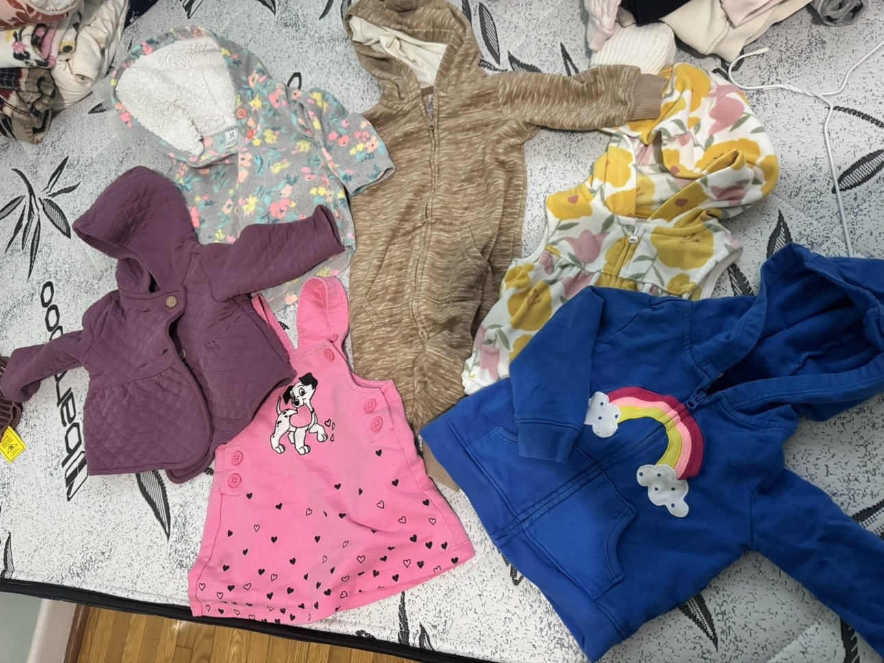 6-12 months jacket lot and jumper