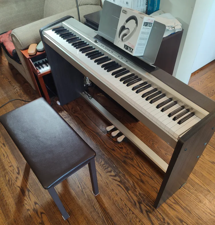 Casio Privia PX-120 with 88 weighted keys piano thumbnail