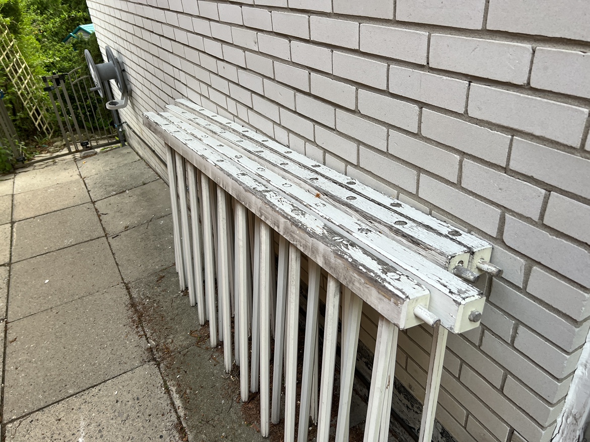 White Wooden Railing - photo 2