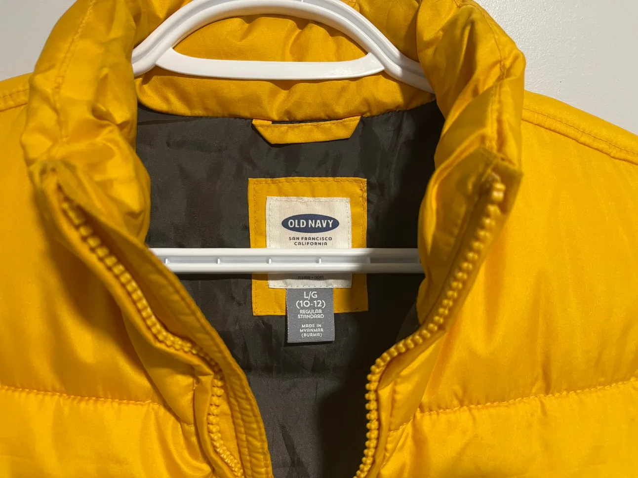 Old Navy Yellow Puffer Vest image indicator(3)