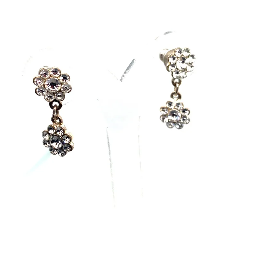 Crystal Flower Earrings image indicator(4)