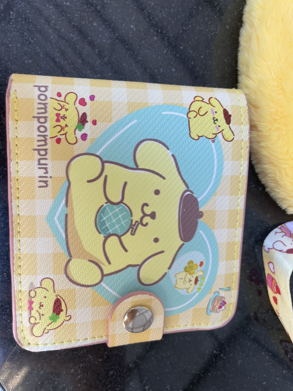 Pompompurin Plush bag & Wallet Set - photo 4