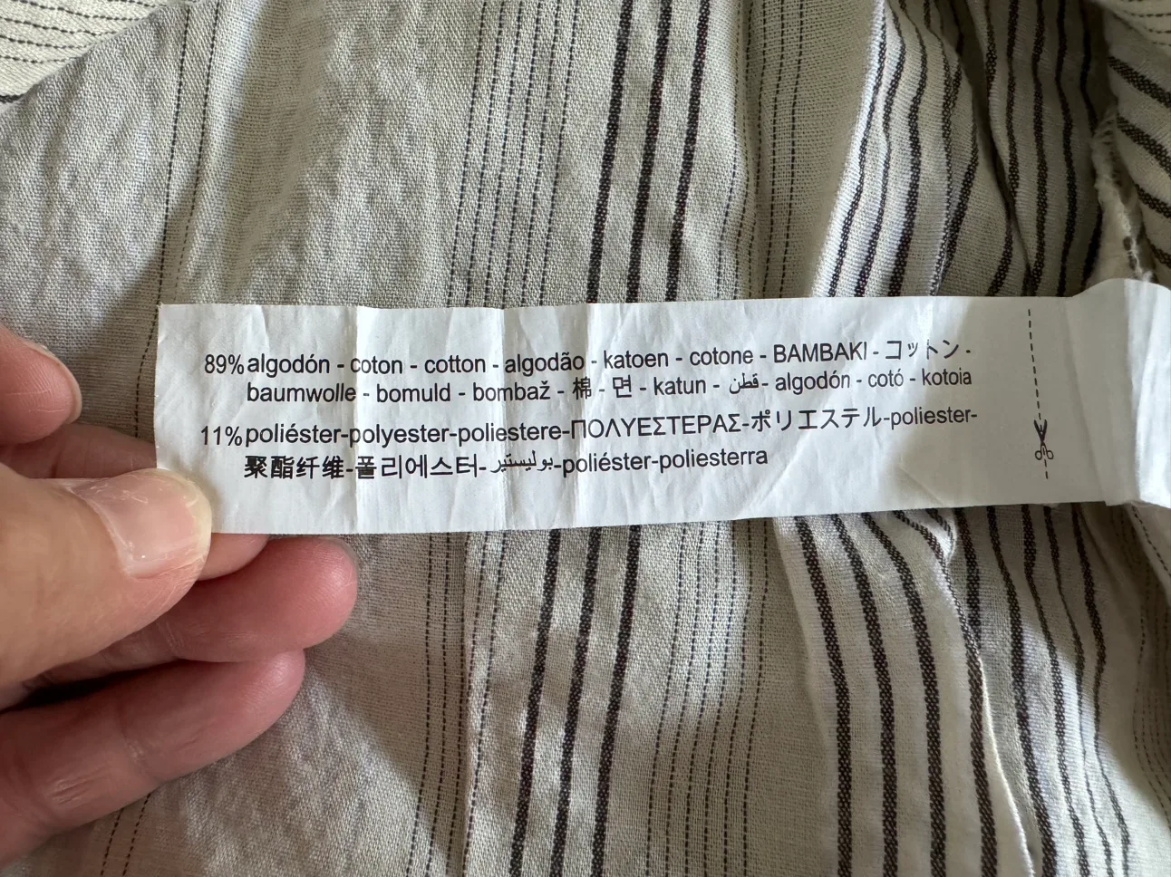 Zara Striped Tie Front Long Blouse image indicator(8)