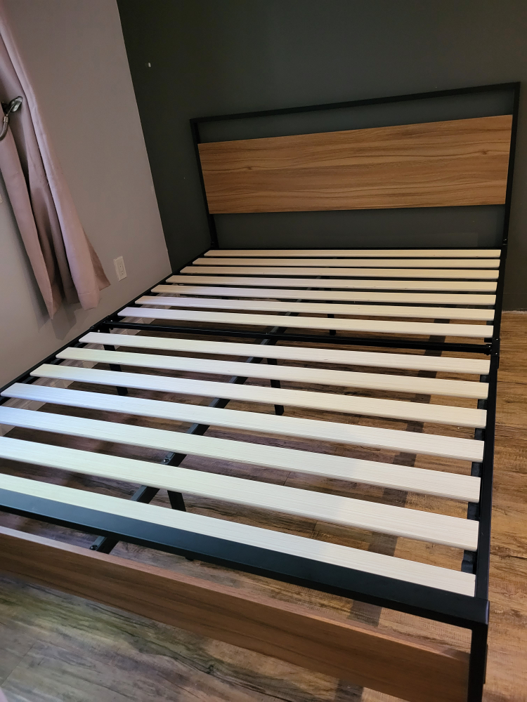 Queen size Bed Frame with room for storage