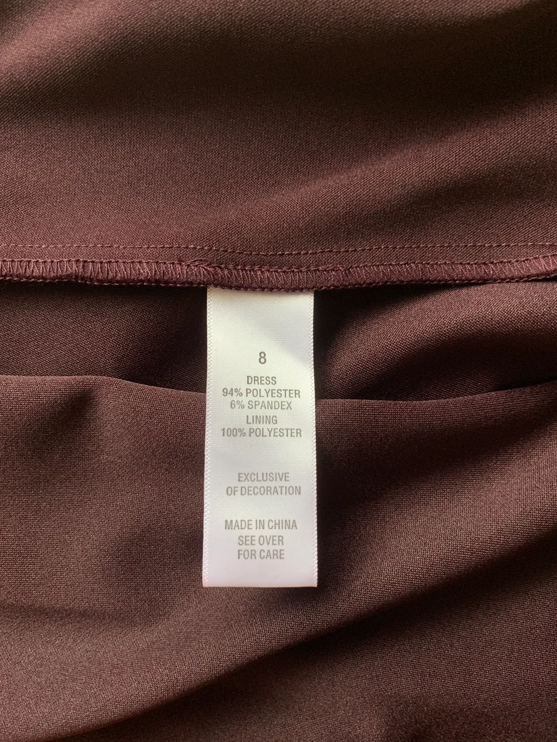 Plum Fit & Flair Dress w/ Cutout and Keyhole Detail image indicator(9)