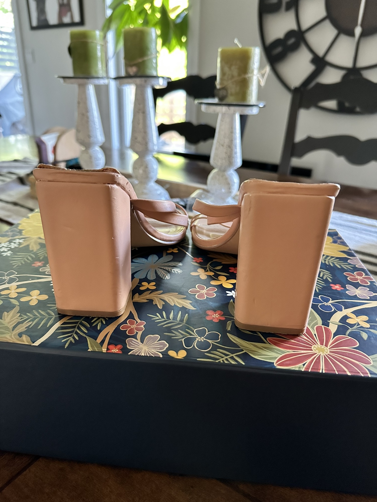 Women’s nude strappy sandal size 8.5 - photo 3