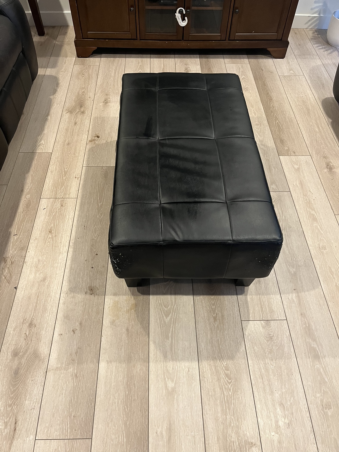 Black Recliner Couch Set - photo 3