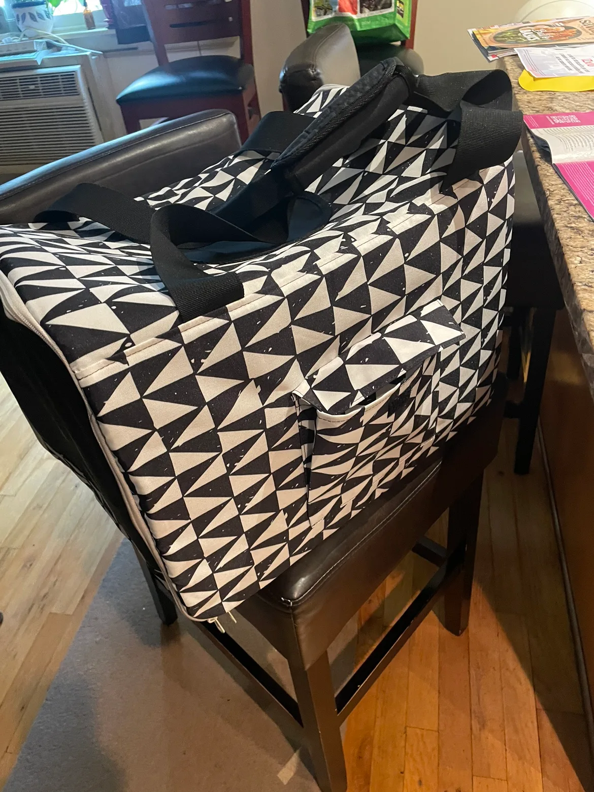Black and White Pet Carrier thumbnail