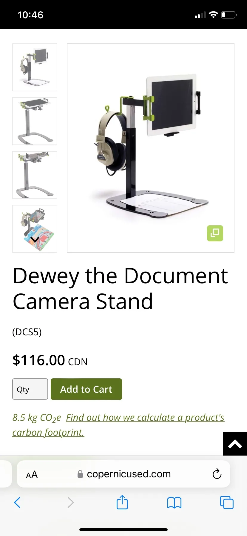 Dewey Document Camera Stand image indicator(3)