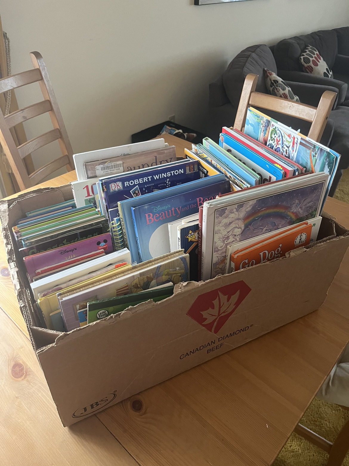 HUGE Box of FREE Children's Books #freecycle - photo 2