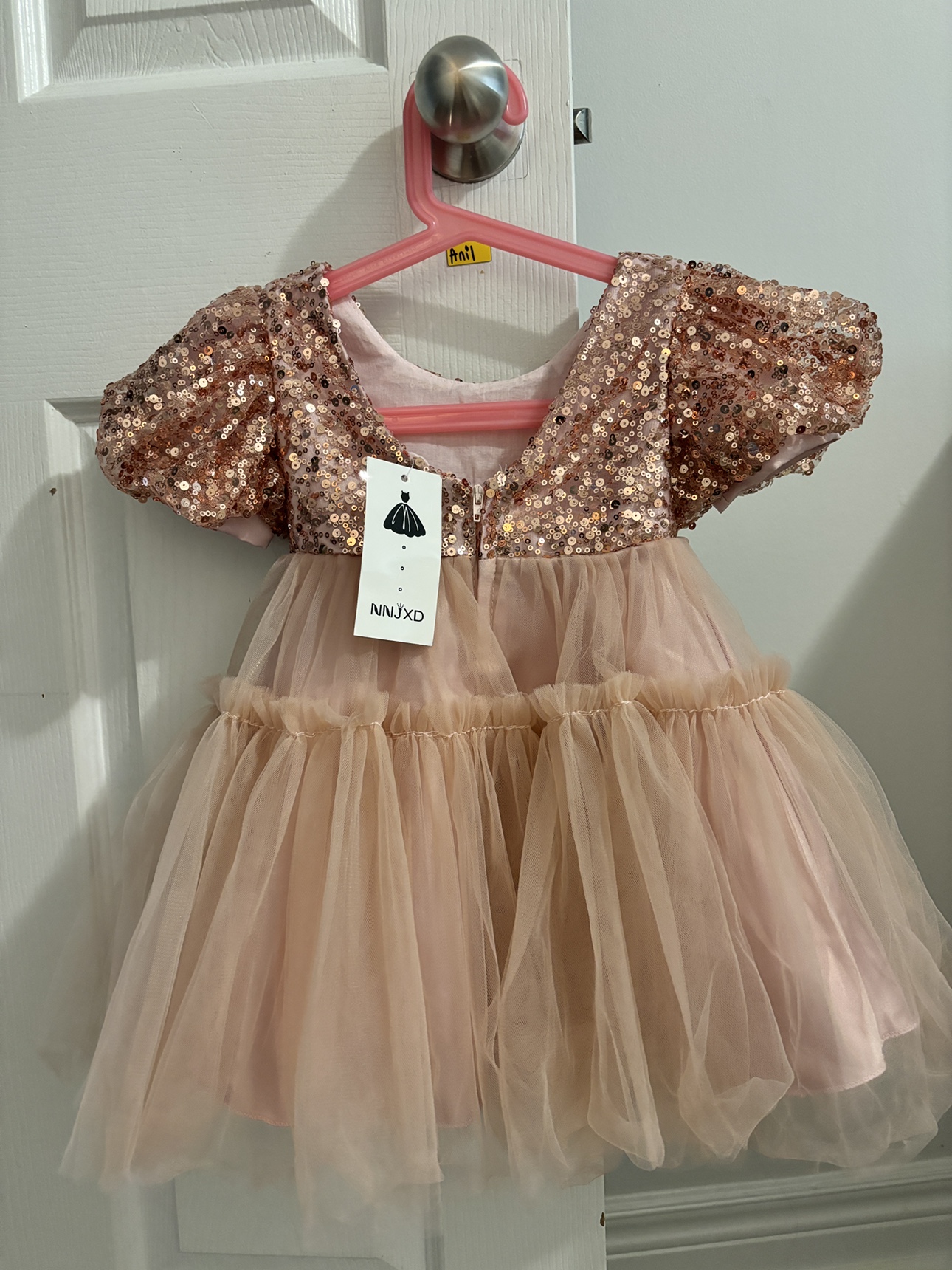 Girls Pink Sequin Dress - photo 3