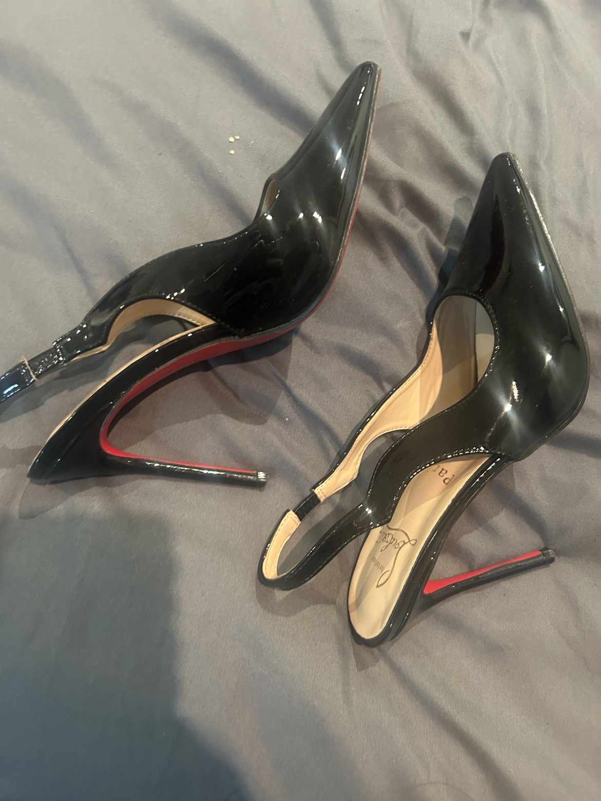 Black Slingback Heels - photo 2