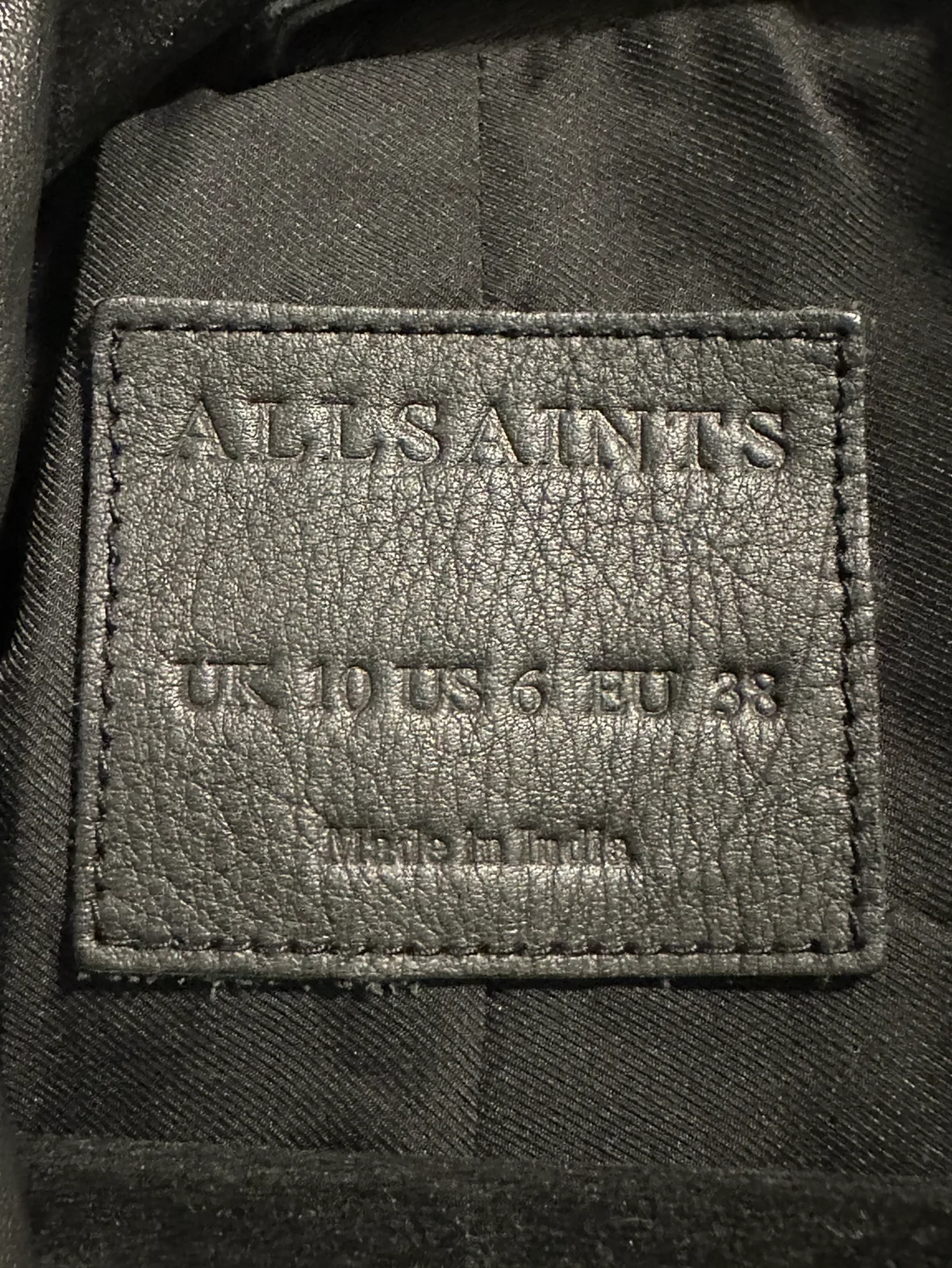 AllSaints Leather Jacket image indicator(3)