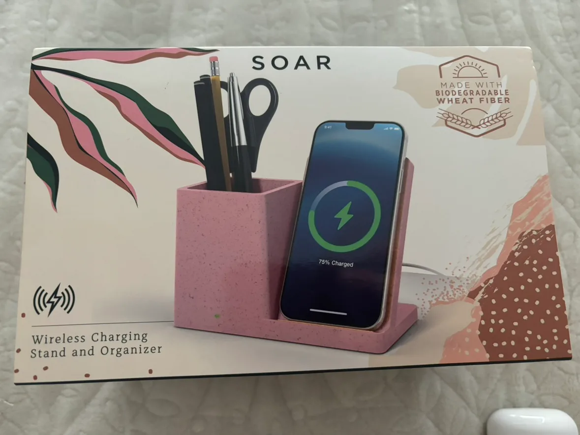 Wireless Charging Stand and Organizer image indicator(2)