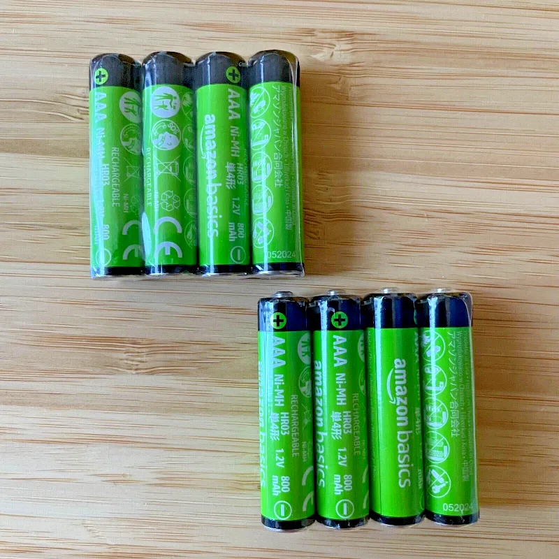 8 Amazon Basics NiMH Performance Rechargeable AAA Batteries thumbnail
