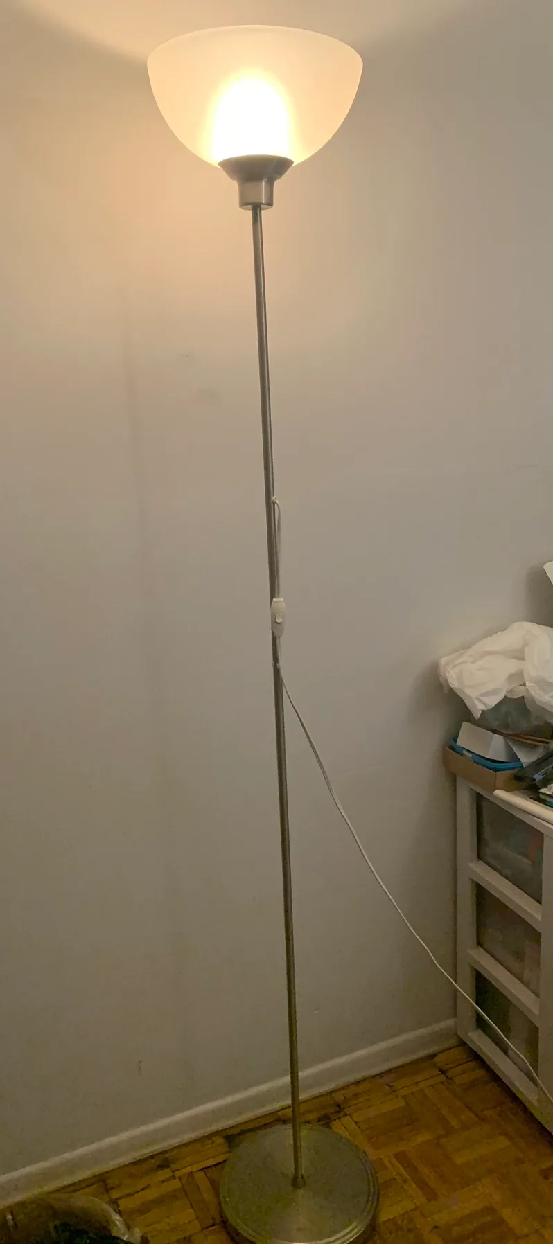 Ikea Floor Lamp -Silver thumbnail
