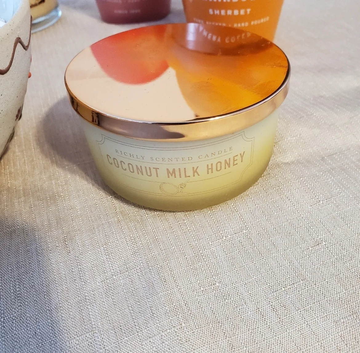 🧡Assorted New / New with Flaws Candle Set image indicator(4)