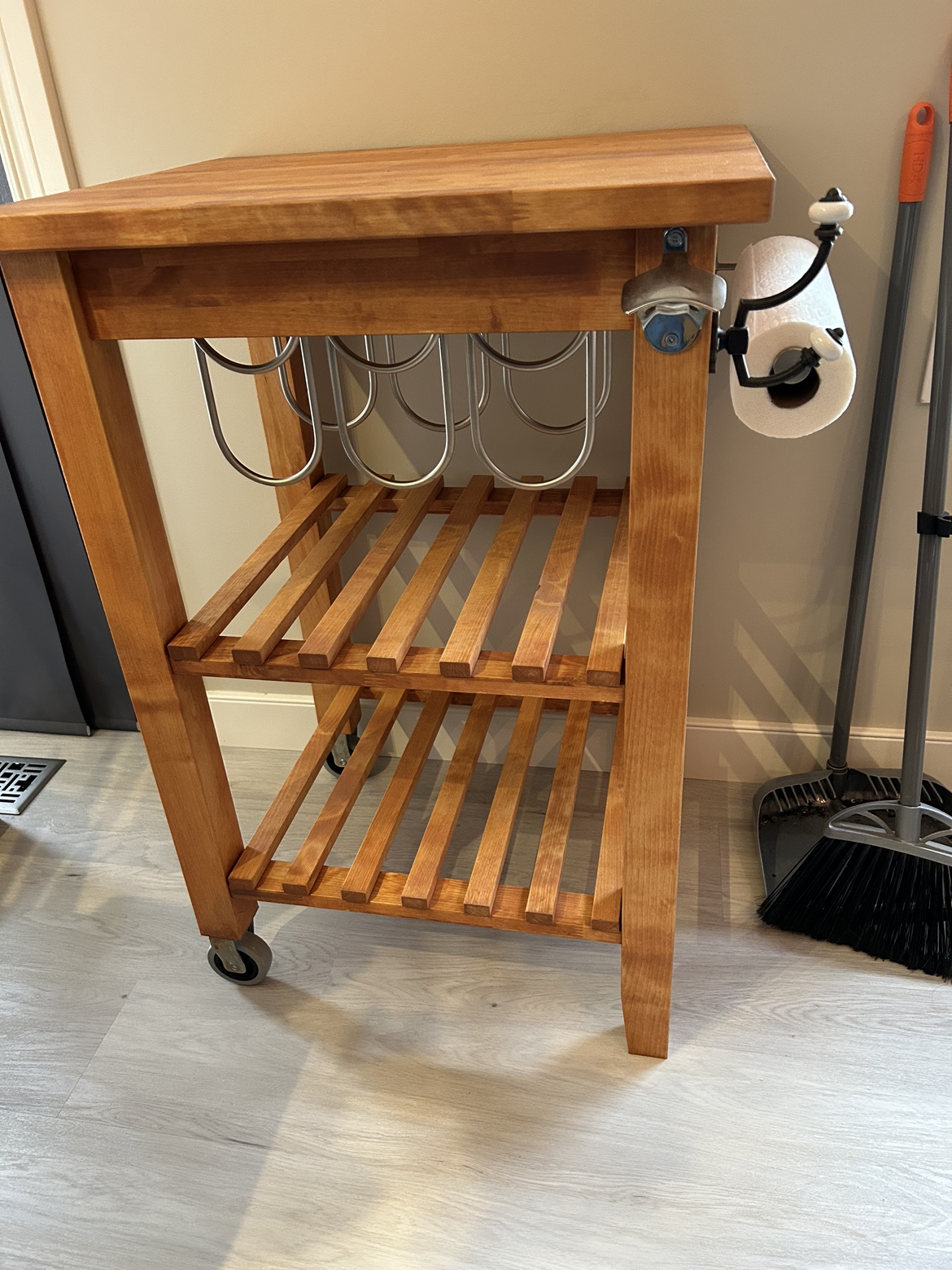Wooden Kitchen Cart