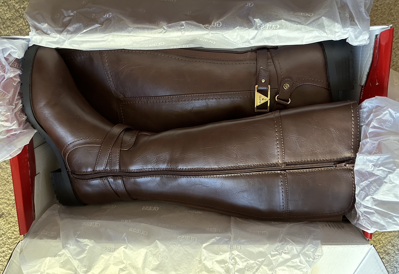 Guess Brown Knee High Boots 7M