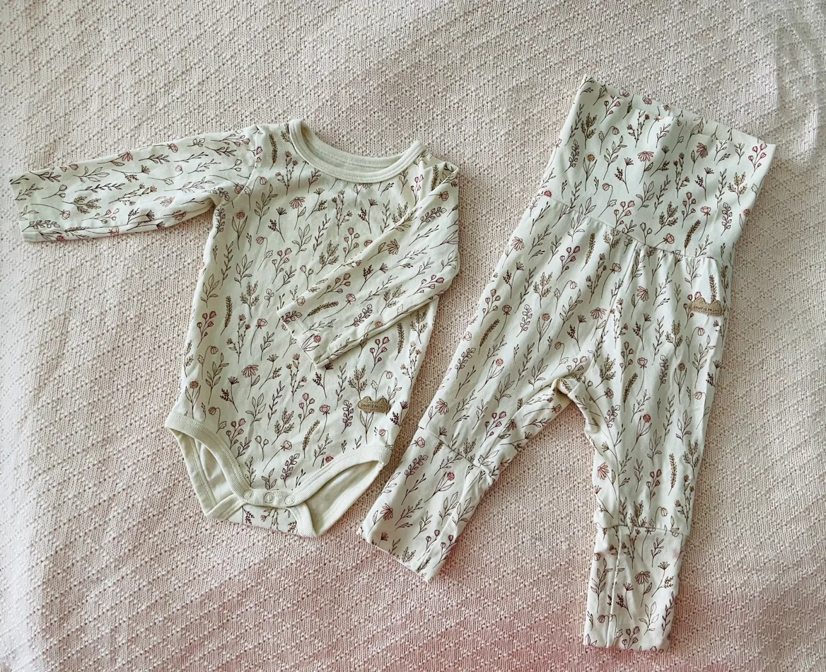 Souris Mini - Floral Bodysuit & Pants 🥕 image indicator(2)