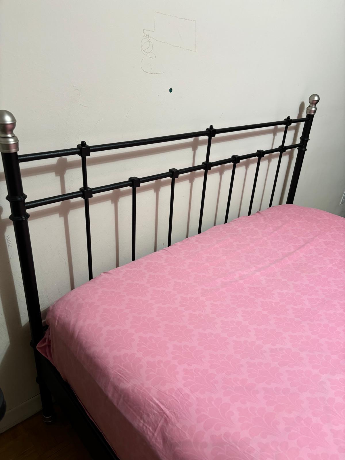 Black Metal Bed Frame - photo 2
