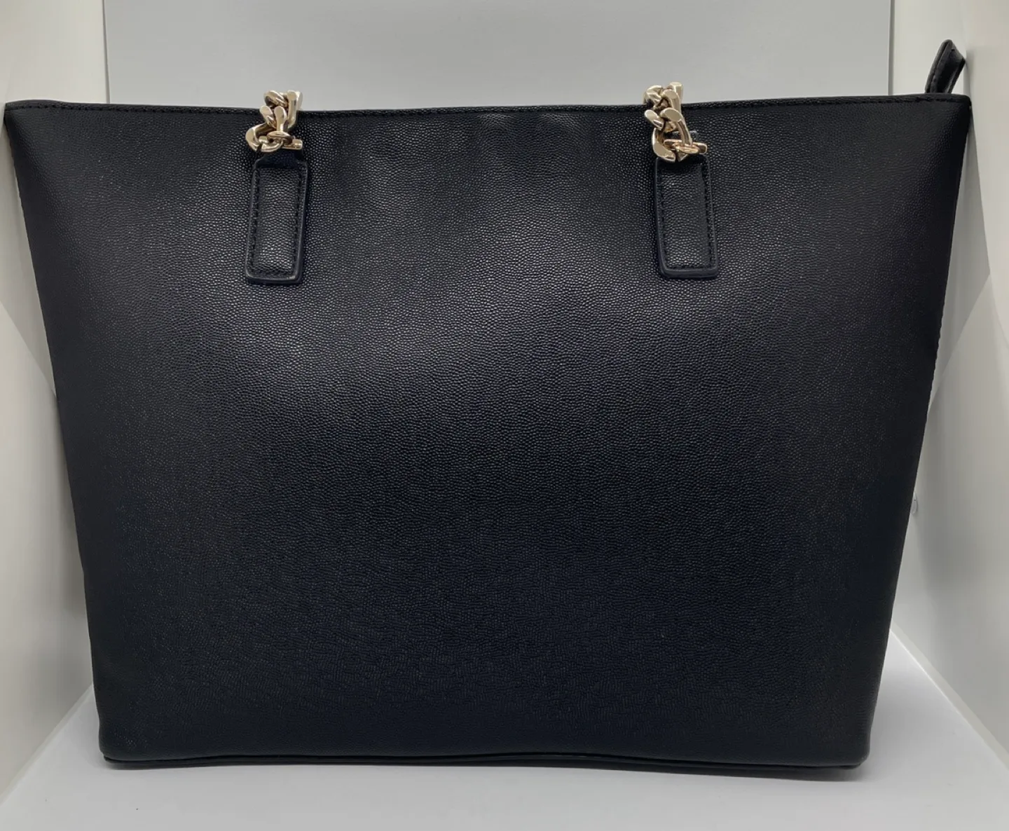 Black Chain Strap Tote Bag thumbnail