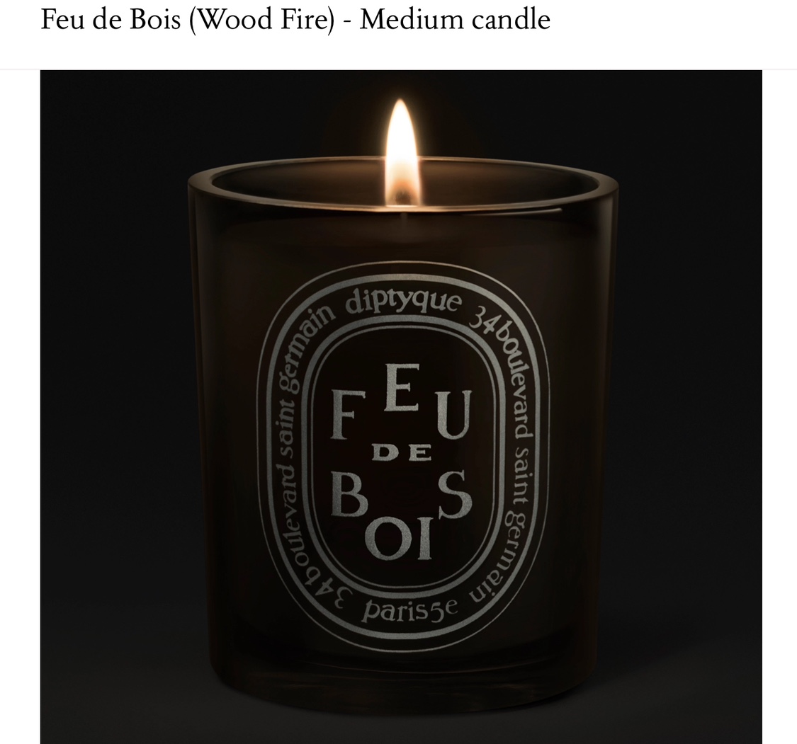 NEW Diptyque Feu de Bois medium 300g and large 600g Candles - photo 3