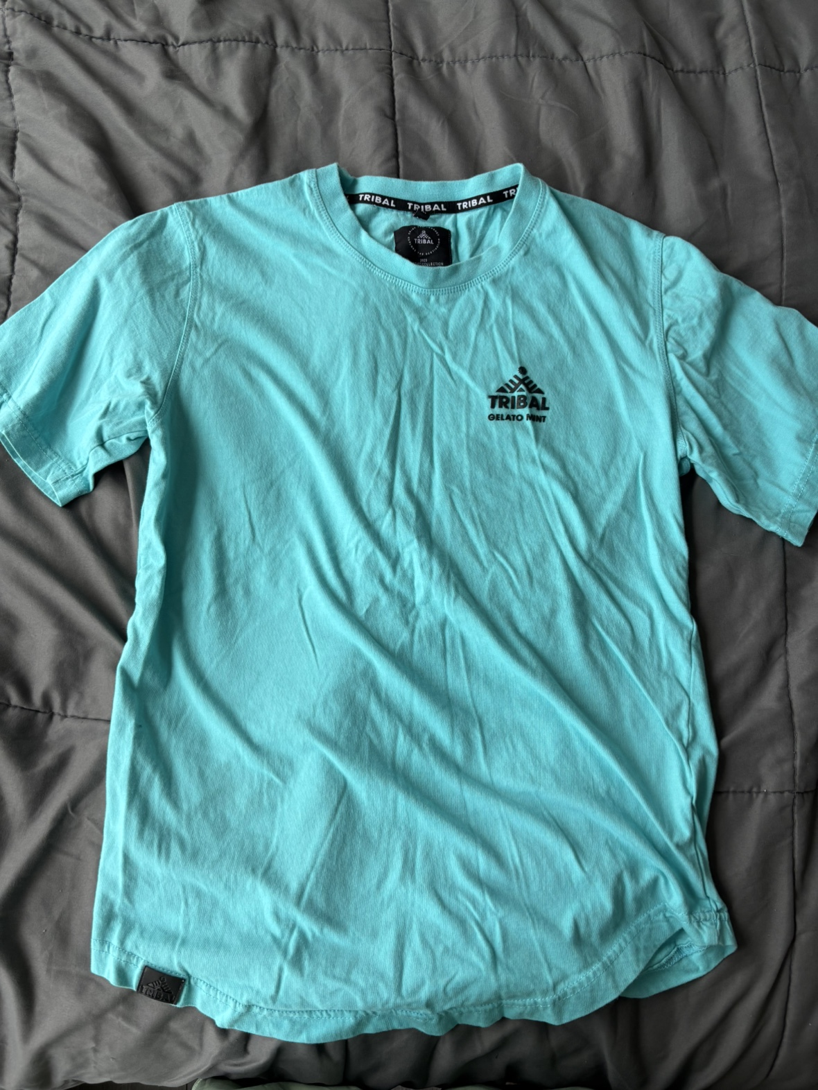 Tribal Teal T Shirt (M)