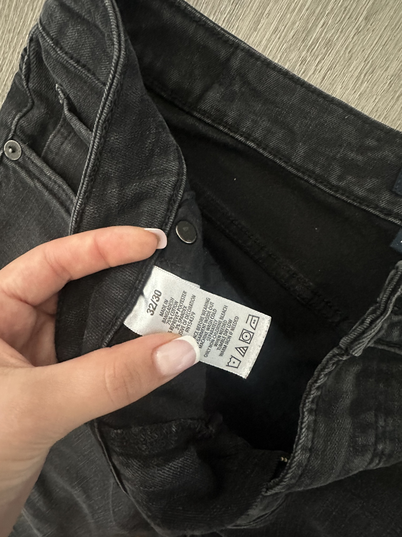 Aeropostale Black Ripped Jeans Size 32/30 - photo 2