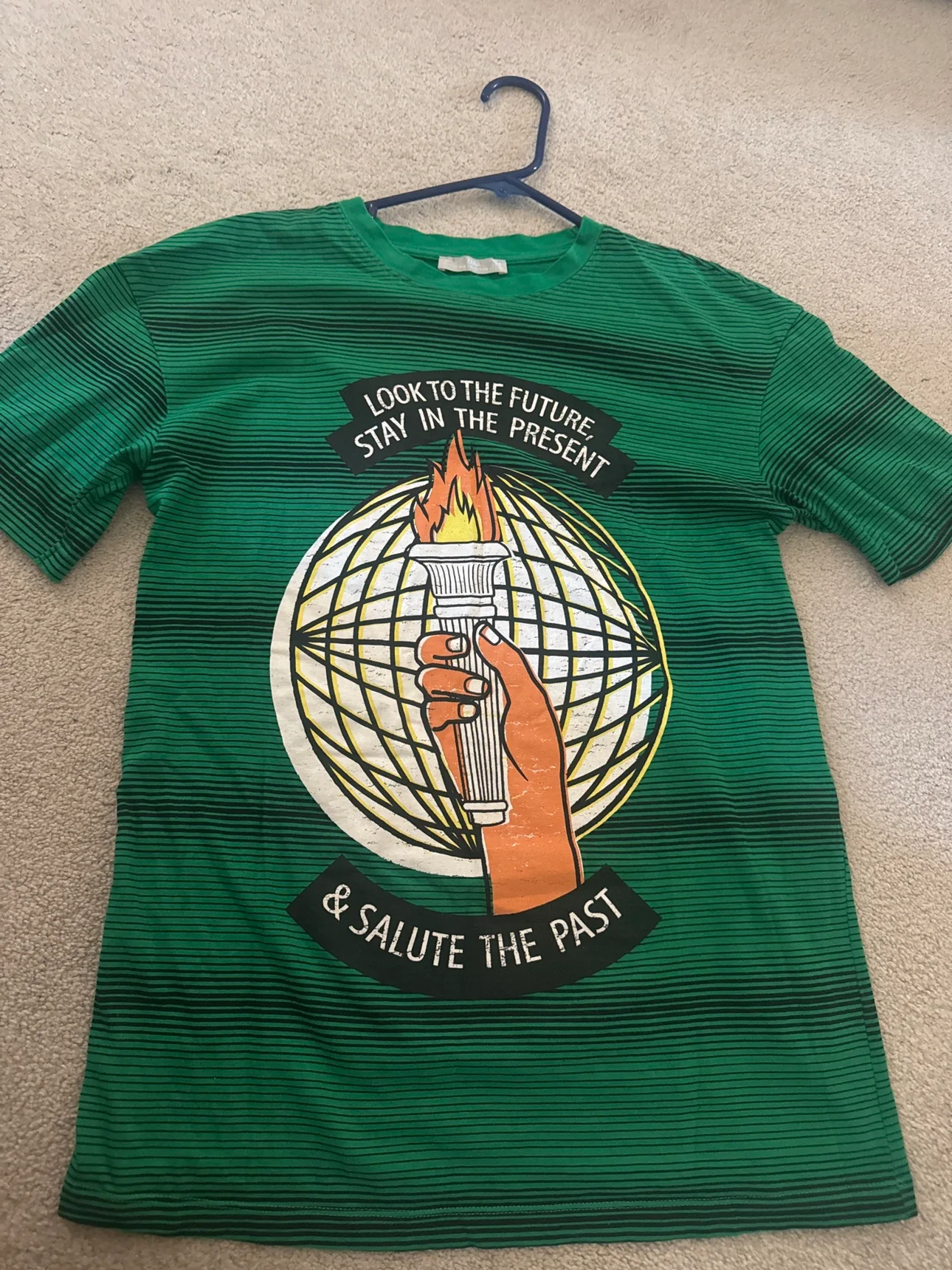 Green Striped T-Shirt image indicator(2)