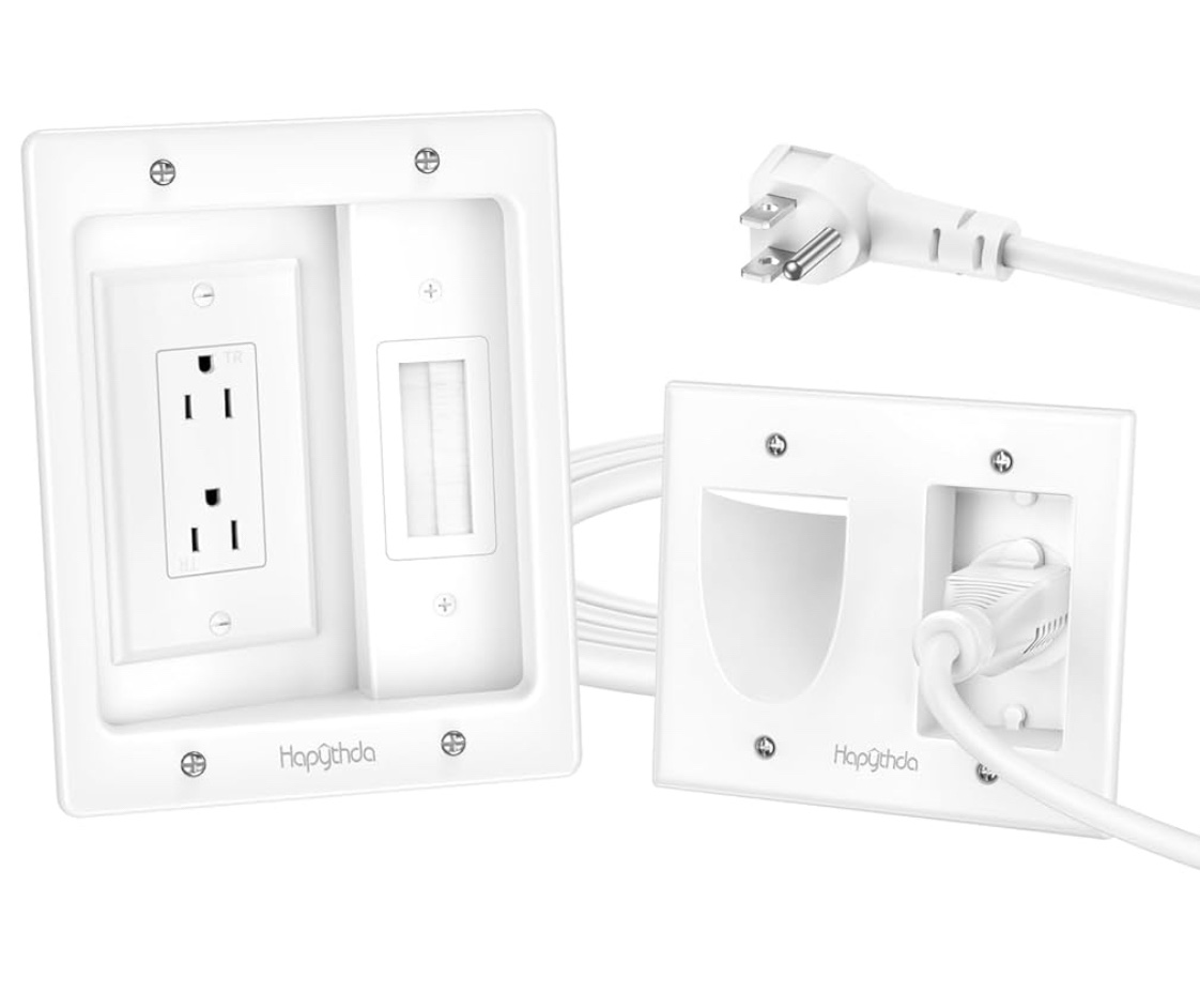 Wall Outlet with Cable Management