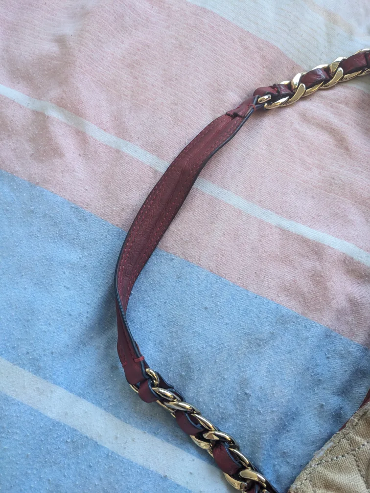 Red and Beige Quilted Juicy Couture Bag image indicator(3)