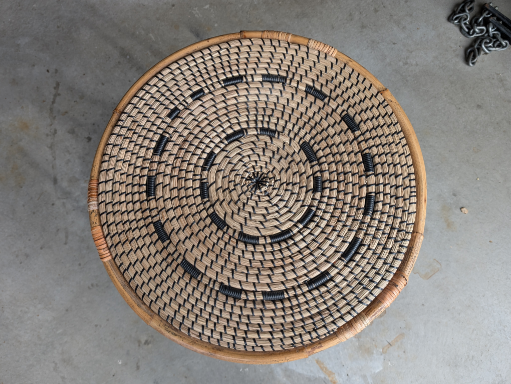 Rattan Side Table - photo 2