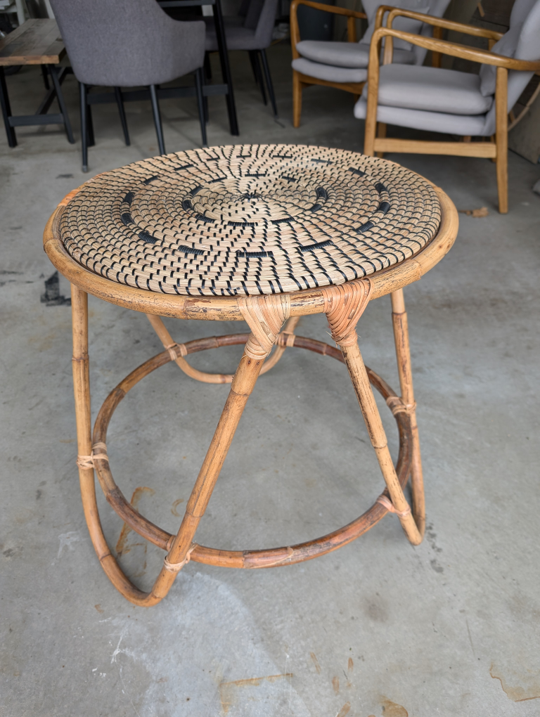 Rattan Side Table