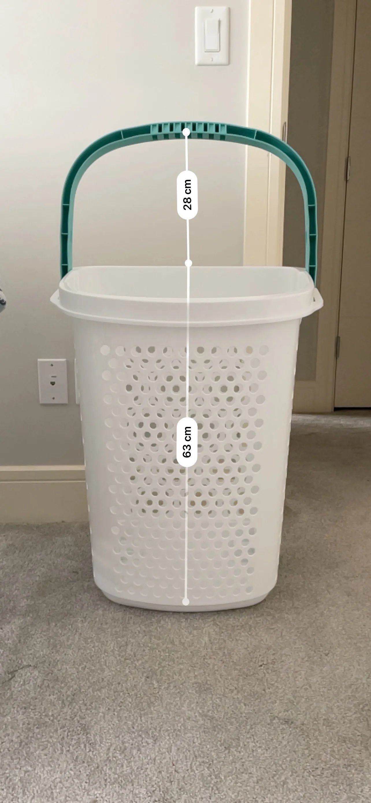 Laundry Basket with Handle image indicator(3)