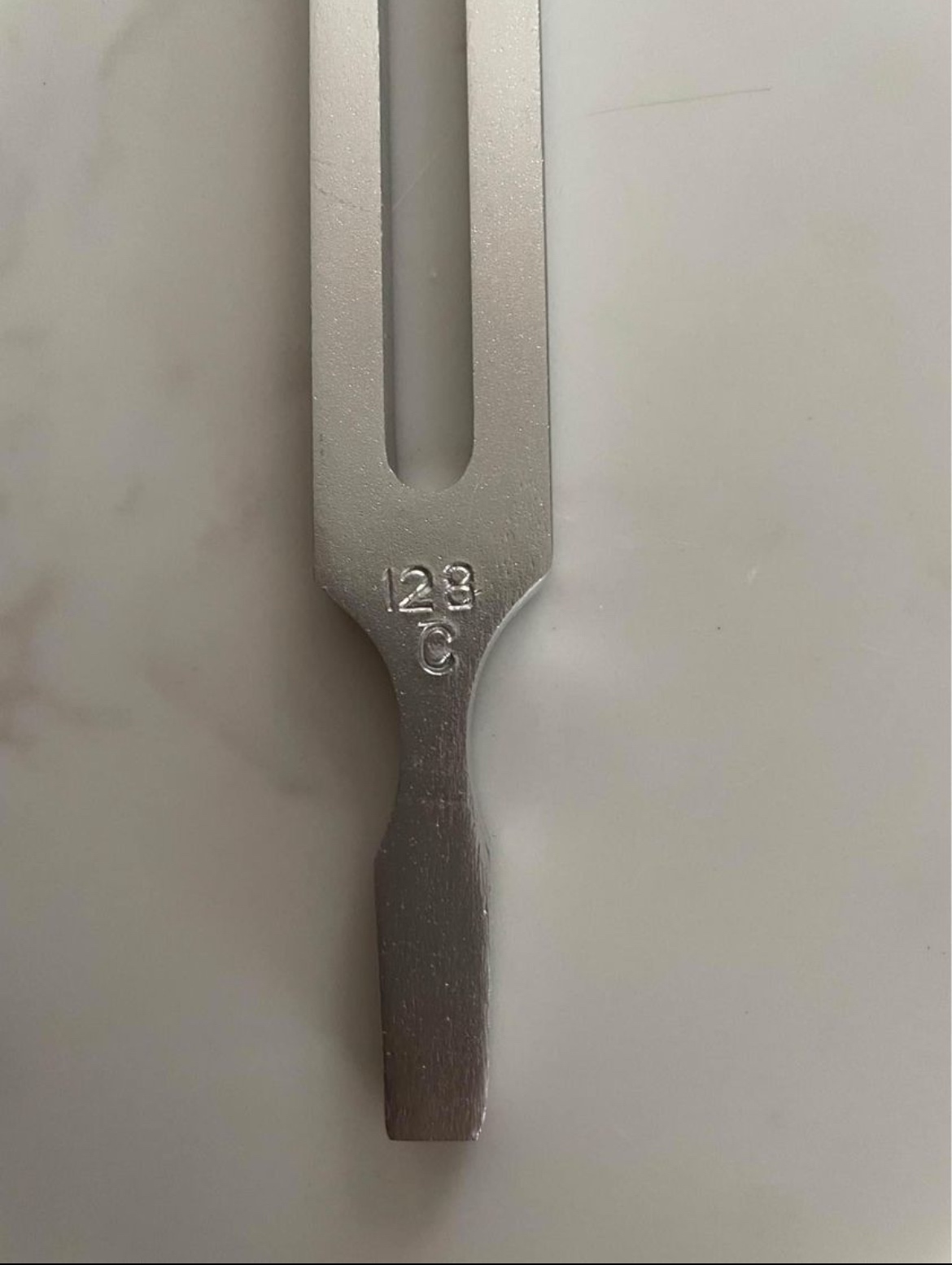 ALUMINUM PRECISE TUNING FORK FOR INSTRUMENTS 128HZ, C