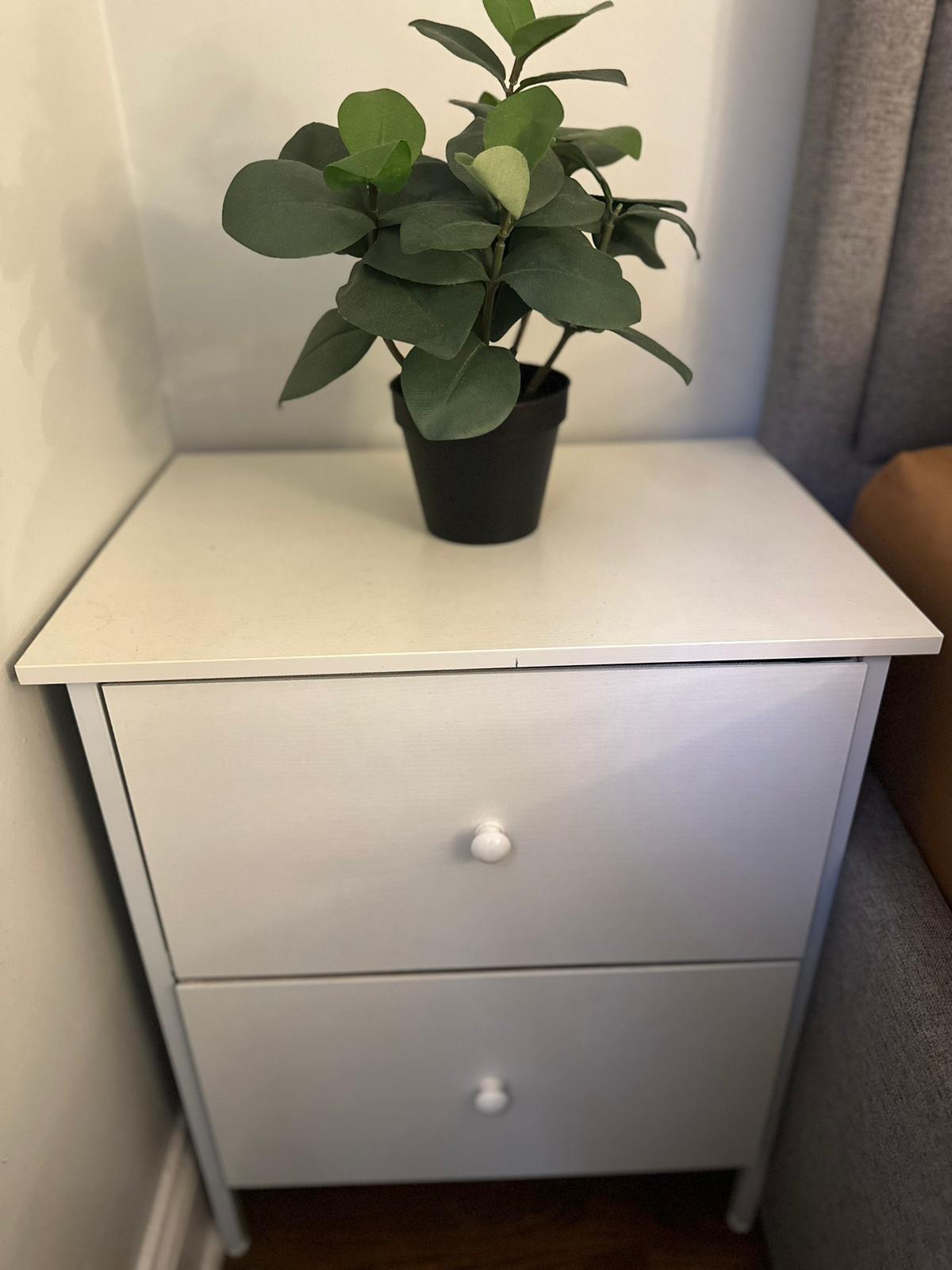 White Nightstand Pair