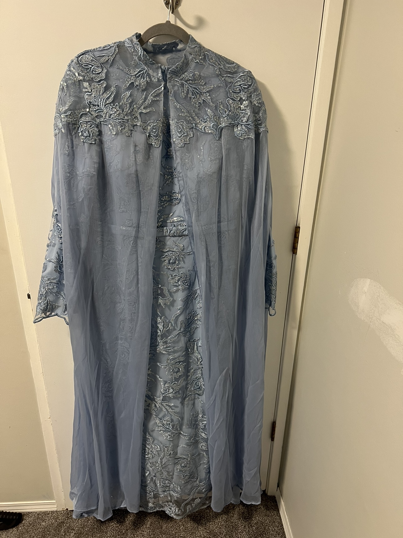 Baby Blue Evening Gown Size L