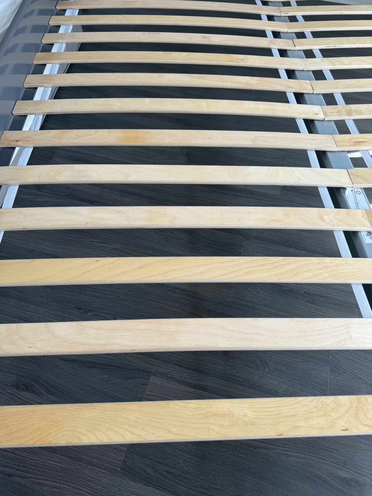IKEA Queen Sized Bed Frame and Slatted Base - photo 5