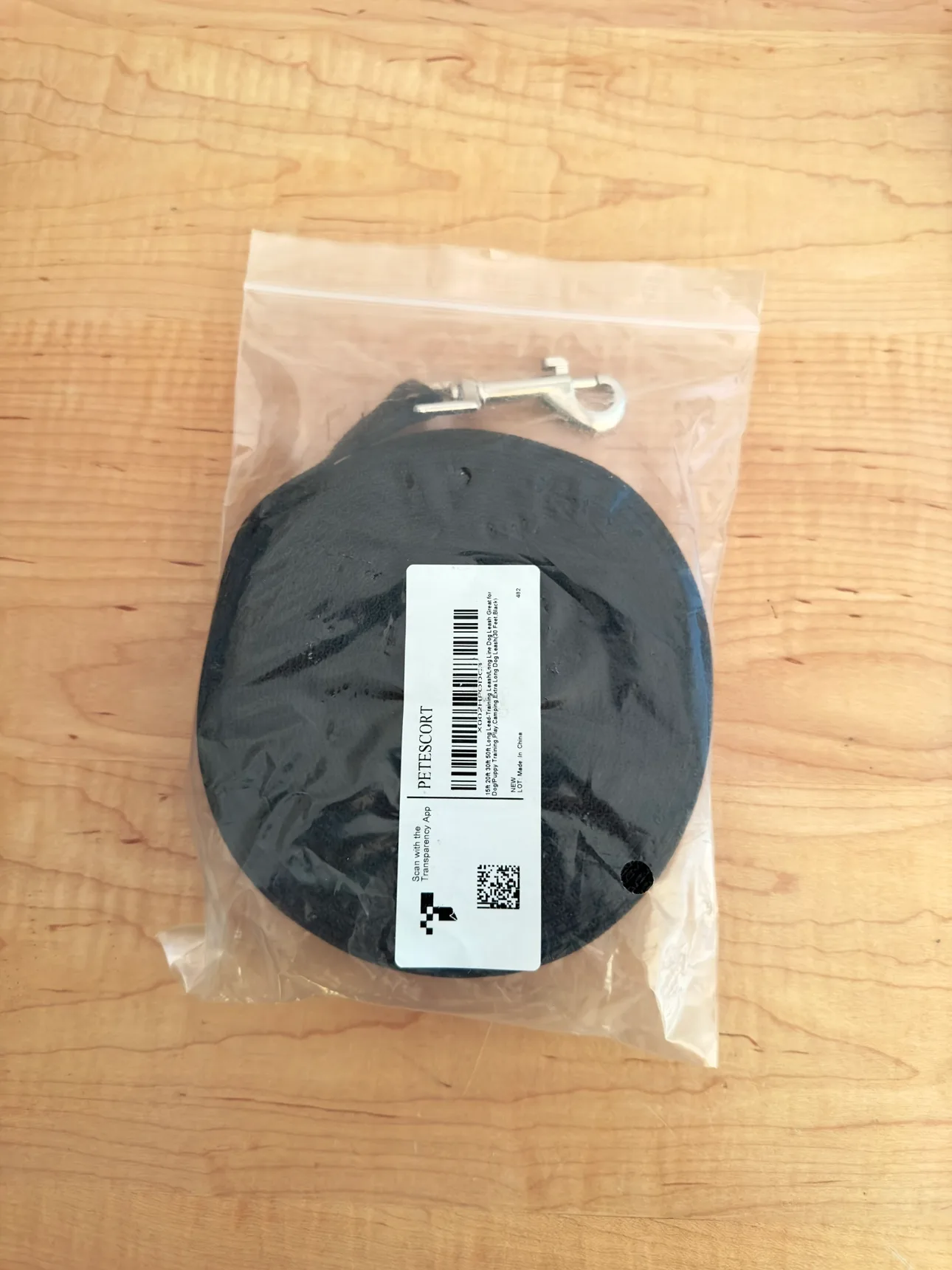 NEW Dog 30 Foot Black Dog Leash thumbnail