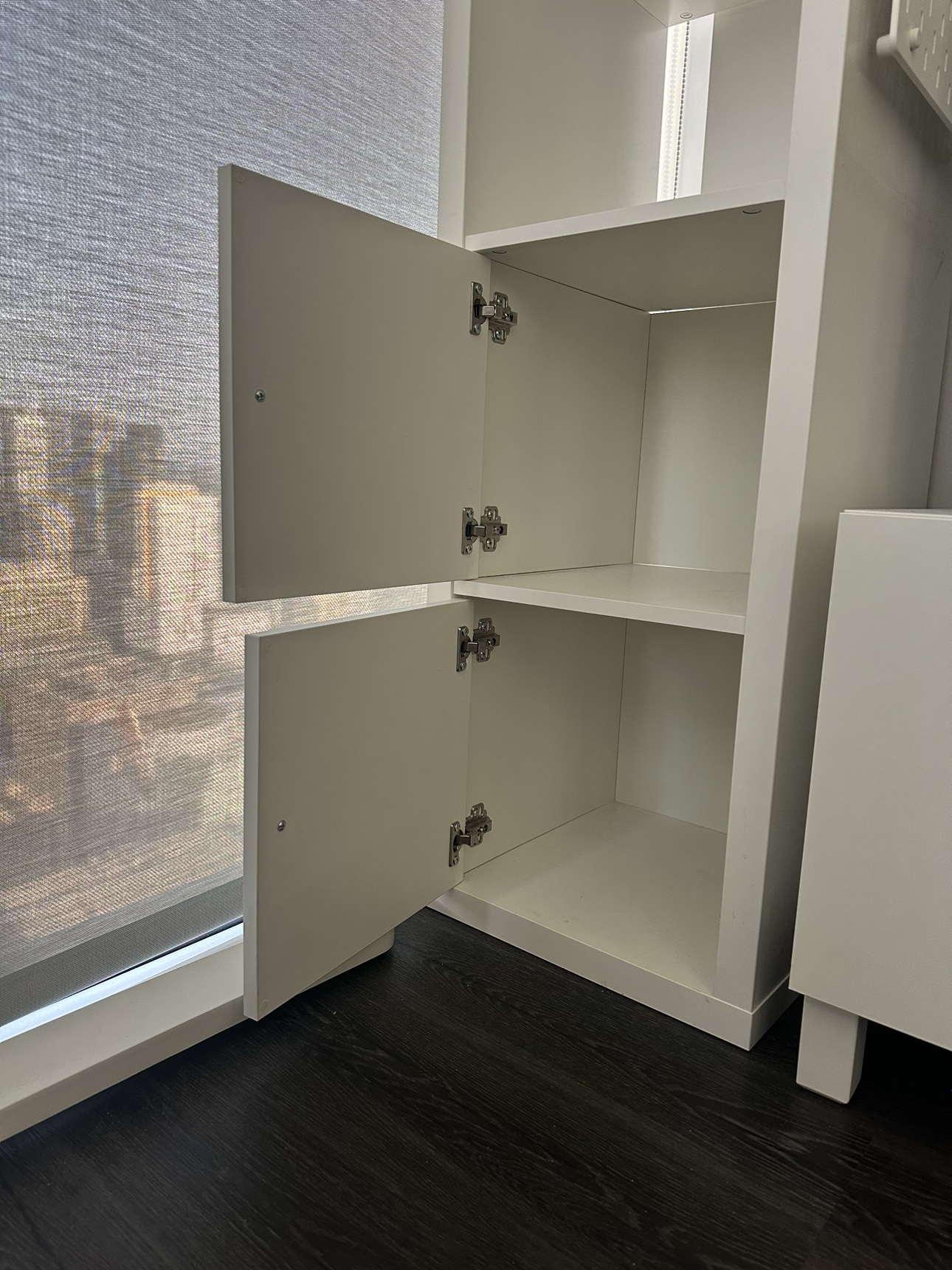 IKEA KALLAX Shelf Unit (with 2 inserts + pegboard) - photo 2
