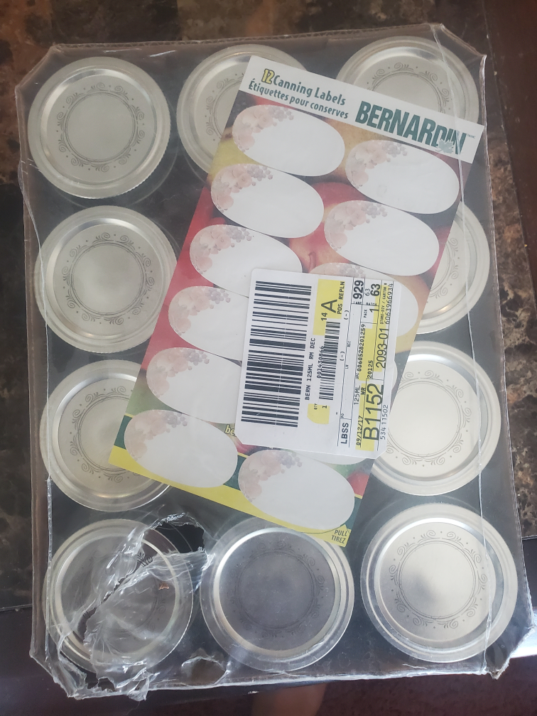 12 Pack of Bernardin Decorative Mason Jars