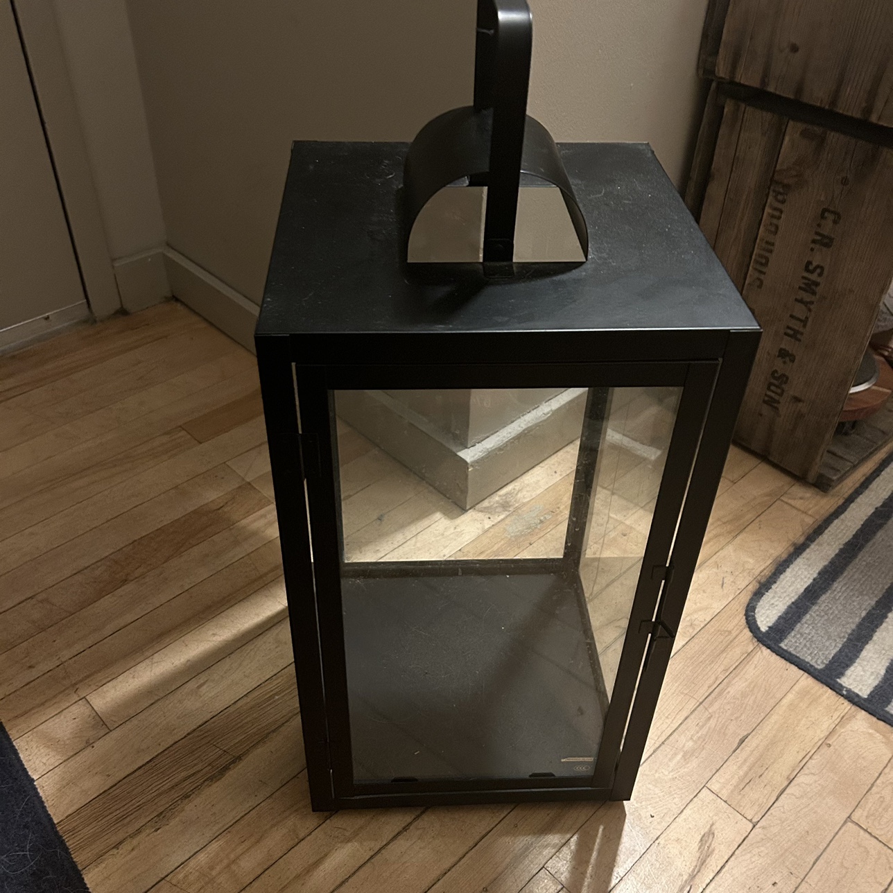 Black Metal Lantern Exchange District