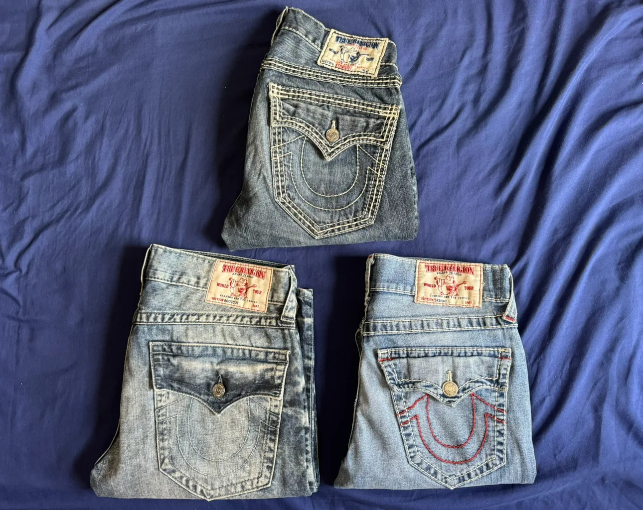 Men’s True Religion Jeans 3 Pairs thumbnail